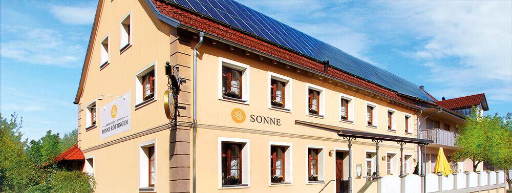 Hotel und Gaststätte Sonne Röttingen Schwäbische Alb